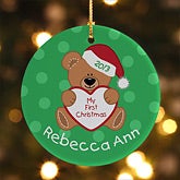 My First Christmas Personalized Baby Ornament - 6353