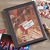 Personalized Concert Ticket Stub Scrapbook Album - 6360