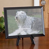 Personalized Pet Memorial Plaques - Photo & Poem - 6574
