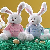 Baby's First Easter Personalized Stuffed Easter Bunny Rabbit - 6697