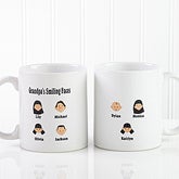 Personalized Cartoon Character Coffee Mug for Grandparents - 6704