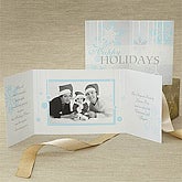 Personalized Snowflake Photo Holiday Greeting Cards - 7327