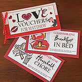 Personalized Coupon Book Romantic Gift - Vouchers Of Love - 7454