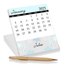 Personalized Desk Calendar - Changing Seasons - 7634