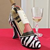 Monogram Wine Holder - Zebra Striped Shoe - 7709
