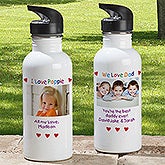 Personalized Photo Aluminum Water Bottles - 7801