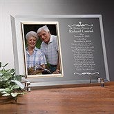 Personalized Glass Memorial Picture Frame - We Shall Meet Again - 8201