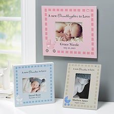 Personalized Grandparent Picture Frame - New Grandbaby - 8653