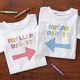 Personalized Baby Clothes for Twins - They Did It - 8683