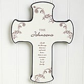 God Bless Our Family Personalized Wall Cross - 8717