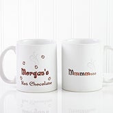 Personalized Hot Chocolate Mug Set - MMMM Good Design - 9822