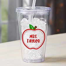 Teacher Personalized 30oz Tumbler With Handle & Straw, Tumbler for Teacher,  Not Stanley Brand Quencher, Personalized Teacher Tumbler 