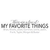 My Favorite Things 16x24 Photo Canvas Print