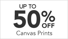 Up to 50% OFF Canvas Prints