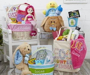 personalized baby's first easter basket