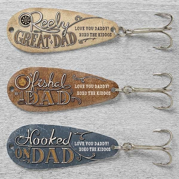Grandpa's Fishing Buddy Personalized 2pc Fishing Lure Set  Fishing gifts,  Personalized fishing lure, Personalized fishing gifts