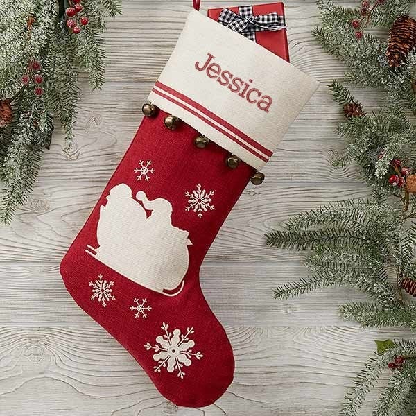 Santa Personalized Christmas Stocking + Reviews