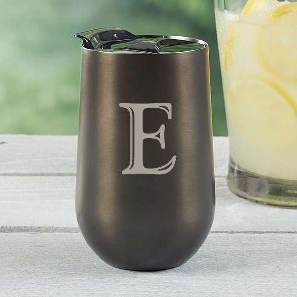 Initial Impressions Personalized Travel Tumbler