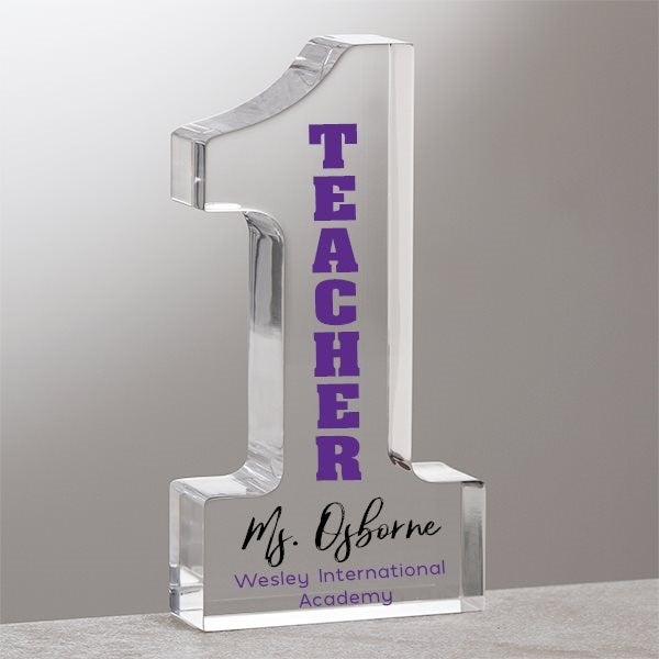 Hallmark Ornament (#1 Teacher Trophy) 