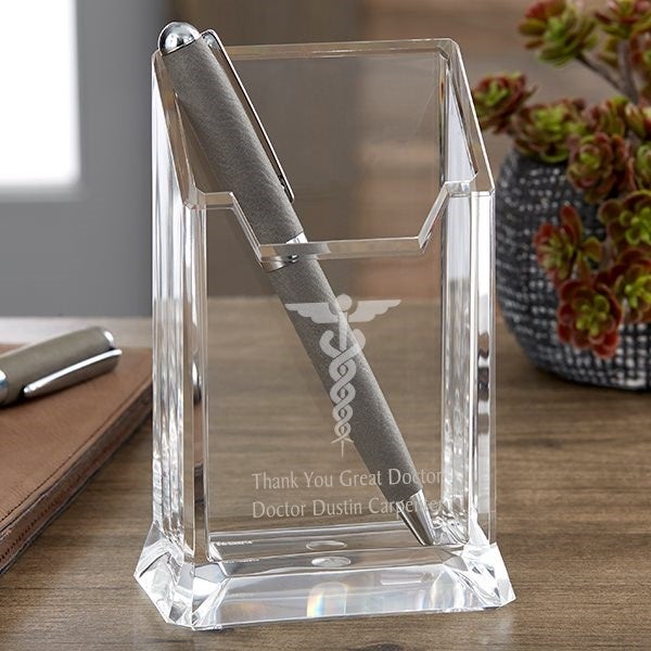 Personalized Medical Theme store Double Pen Stand