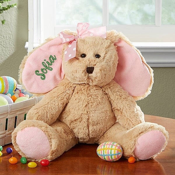 Personalized shops bunny stuffed animal