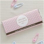 Personalized Candy Bar Wrappers - Polka Dots