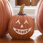 Personalized Halloween Jack-O-Lantern Pumpkins - Large - Halloween Gifts