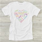 Personalized Apparel - Close To Her Heart - Hanes T-Shirt