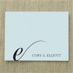 12221 - Stylish Monogram Personalized Note Cards