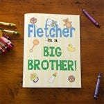 10232 - Big Sister/Big Brother Personalized Coloring Activity Book