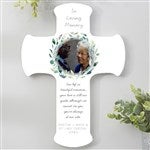 32675 - Serene Memorial Personalized Photo Cross