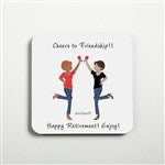 43722 - Cheers to Friendship philoSophies® Personalized Coaster