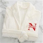 33287 - Lavish Last Name Embroidered Fleece Robes 