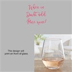 32173 - Expressions Personalized Tritan Unbreakable Wine Glass 