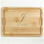 17595 - Heart Of Our Home Personalized Hardwood Cutting Boards