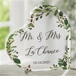 27435 - Laurels of Love Personalized Wedding Cake Topper