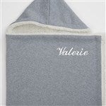 21788 - Stylish Name Personalized Hooded Sweatshirt Blanket