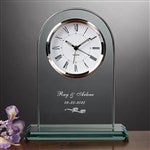 7047 - Beloved Memories Engraved Wedding Clock