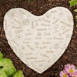 46894 - Blooming Heart Personalized Garden Stone