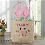 22576 - Bunny Face Personalized Easter Treat Bag