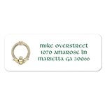 6935 - Golden Claddagh Return Address Labels